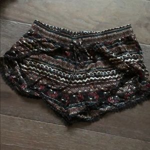 Tribal cotton shorts
